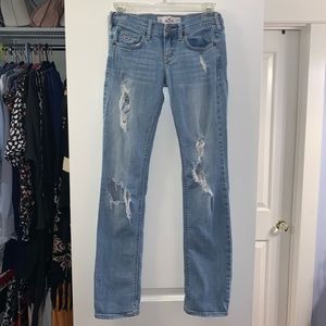 Ripped Hollister jeans